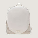 Damenrucksack Doppelreißverschluss 1A Classe Alviero Martini Java City Line Elfenbein und Geo Weiß LB95