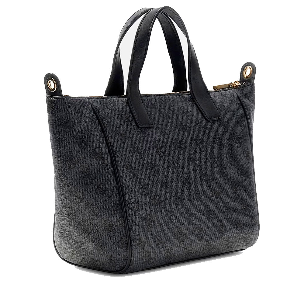 Borsa Donna a Mano in Tessuto GUESS Linea Follie colore Coal Logo