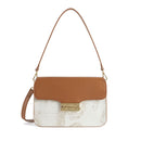 Borsa con Patta a Tracolla 1A Classe Alviero Martini linea Gold Touch Geo White LC06