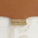 Borsa con Patta a Tracolla 1A Classe Alviero Martini linea Gold Touch Geo White LC06