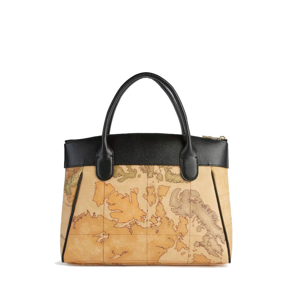 Black and Geo Classic Handbag 1A Classe ALVIERO MARTINI Heritage Geo - LC14