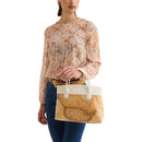 Women's Handbag 1A Classe ALVIERO MARTINI Heritage Geo in Geo Classic and Ivory LC14