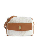 Geo White and Tan Crossbody Bag 1A Classe ALVIERO MARTINI Heritage Geo - LC17