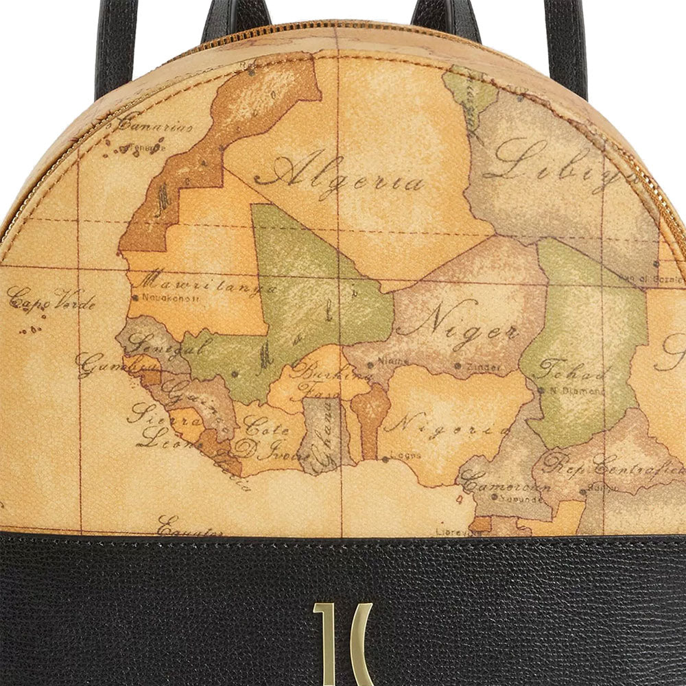Women's Backpack 1A Classe ALVIERO MARTINI Heritage Geo in Geo Classic and Black LC18