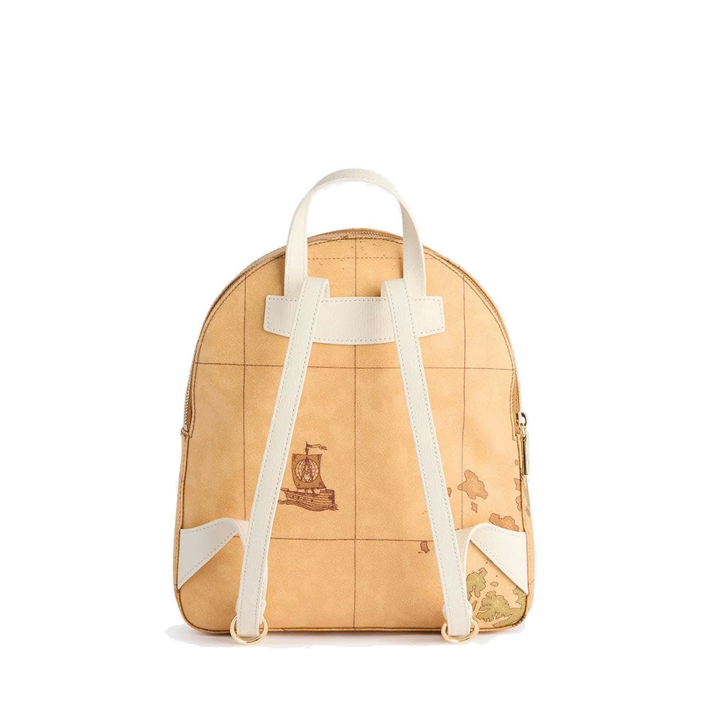 Women's Backpack 1A Classe ALVIERO MARTINI Heritage Geo in Geo Classic and Ivory LC18