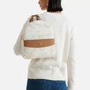 Women's Backpack 1A Classe ALVIERO MARTINI Heritage Geo in Geo White and Tan LC18