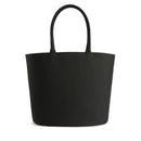 Shopping Bag 1A Classe Alviero Martini linea Geo Mirage in Tessuto Gommato Nero LC65