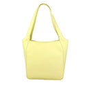 1A Classe Alviero Martini Geo Mirage Linie Umhängetasche aus gelbem gummiertem Stoff LC66