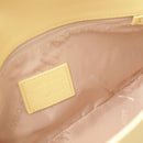 Umhängetasche mit Klappe 1A Classe Alviero Martini Geo Mirage Line aus gelbem gummiertem Stoff LC68