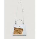Damenhandtasche 1A Classe Alviero Martini Geo Pagoda White Line LC71