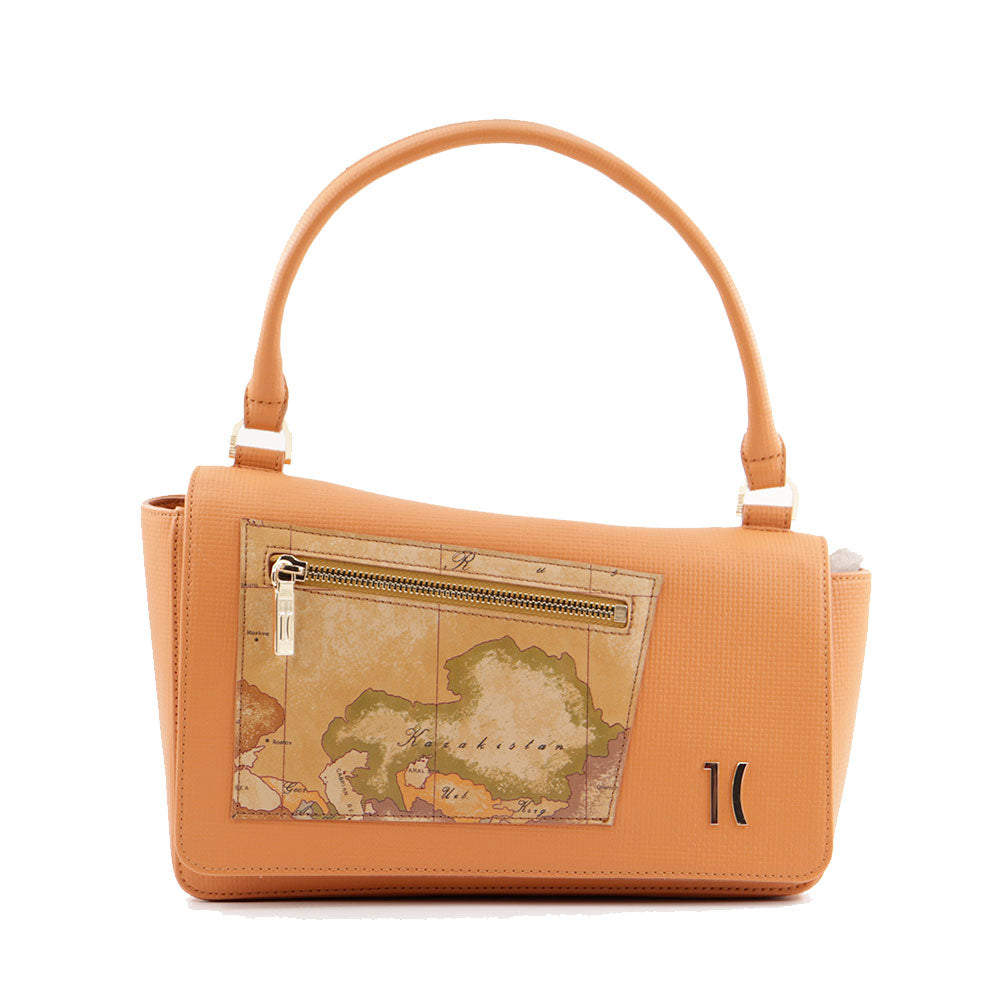 Borsa Sottospalla 1A Classe Alviero Martini linea Geo Pagoda color Nocciola LC73