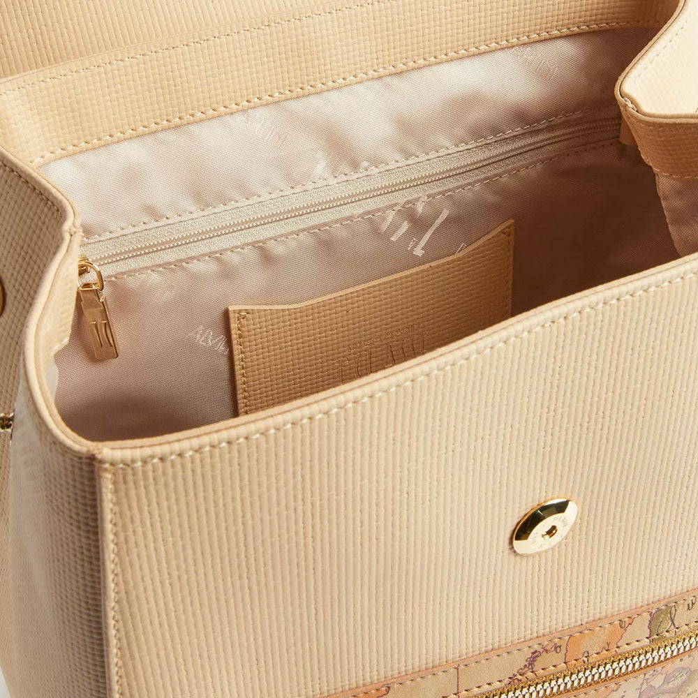 Zaino Donna 1A Classe Alviero Martini linea Geo Pagoda Beige LC74