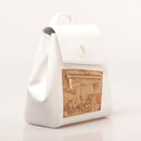 Zaino Donna 1A Classe Alviero Martini linea Geo Pagoda Bianco LC74