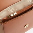 1A Classe Alviero Martini Geo Summer Feeling Linie 
Mini-Umhängetasche in Lederfarbe Tan LC88