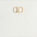 1A Classe Alviero Martini Geo Summer Feeling Linie 
Umhängetasche aus weißem Baumwollleder LC92