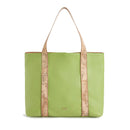 Shopping Bag Reversibile 1A Classe Alviero Martini linea Reverse Soft Verde Mela e Geo Classic LC98
