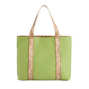 Shopping Bag Reversibile 1A Classe Alviero Martini linea Reverse Soft Verde Mela e Geo Classic LC98