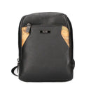 Borsello Uomo Medio 1A Classe Alviero Martini linea Western Leather in Pelle Nera LD07