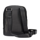 Borsello Uomo Medio 1A Classe Alviero Martini linea Western Leather in Pelle Nera LD07