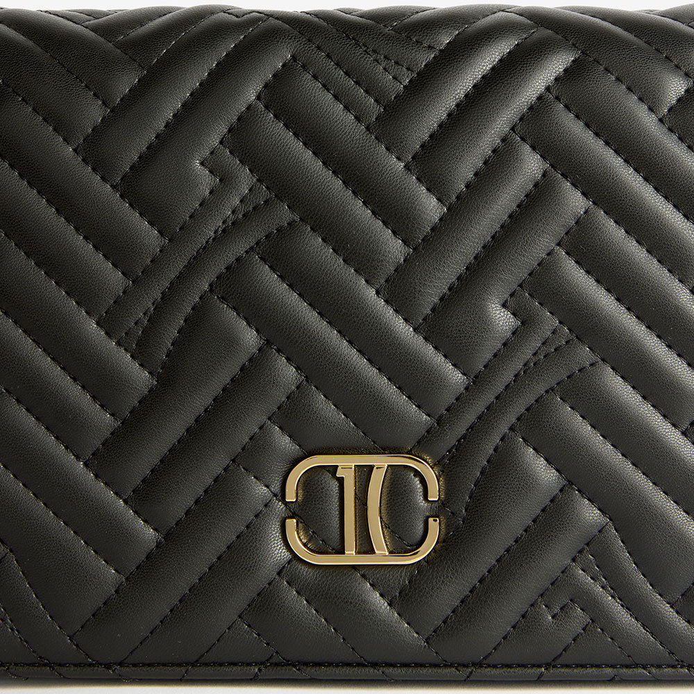 Borsa Donna a Tracolla 1A Classe Alviero Martini linea 1C Matelassé Nera LD12