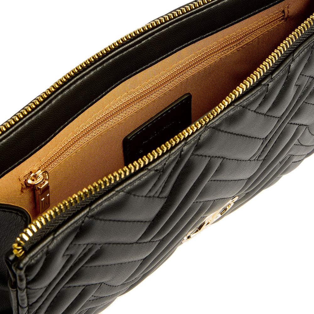 Clutch Donna con Manichetto 1A Classe Alviero Martini linea 1C Matelassé Nera LD14