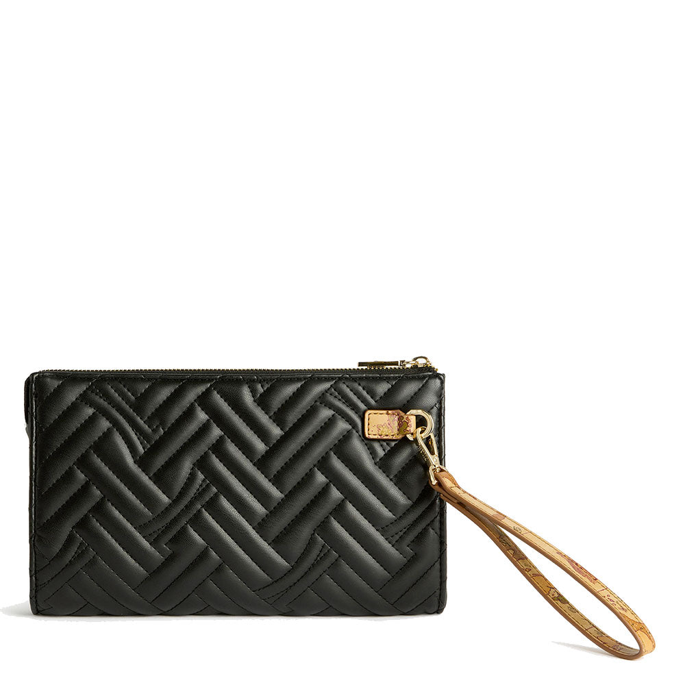 Clutch Donna con Manichetto 1A Classe Alviero Martini linea 1C Matelassé Nera LD14