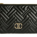 Clutch Donna con Manichetto 1A Classe Alviero Martini linea 1C Matelassé Nera LD14