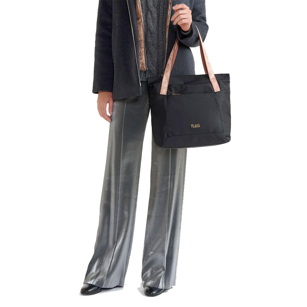 Shopping Bag Donna 1A Classe Alviero Martini linea Stormy Nylon Nero LD19