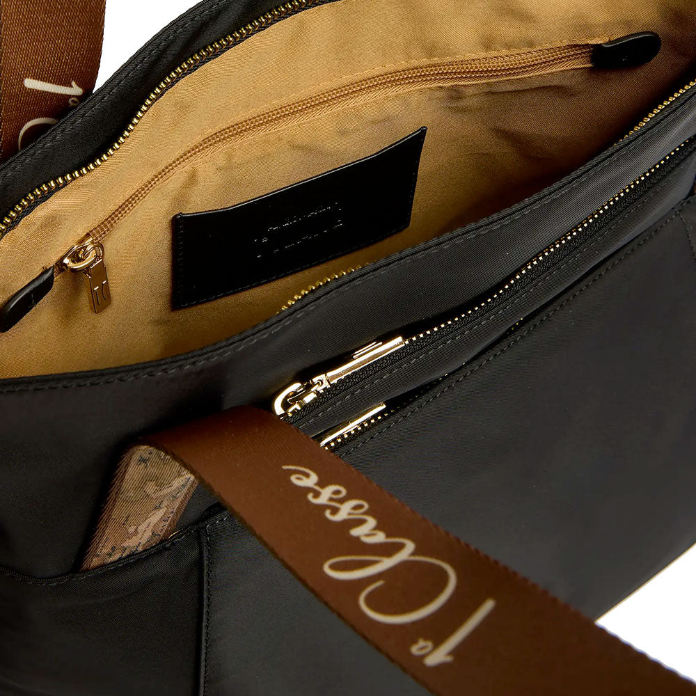 Shopping Bag Donna 1A Classe Alviero Martini linea Stormy Nylon Nero LD19