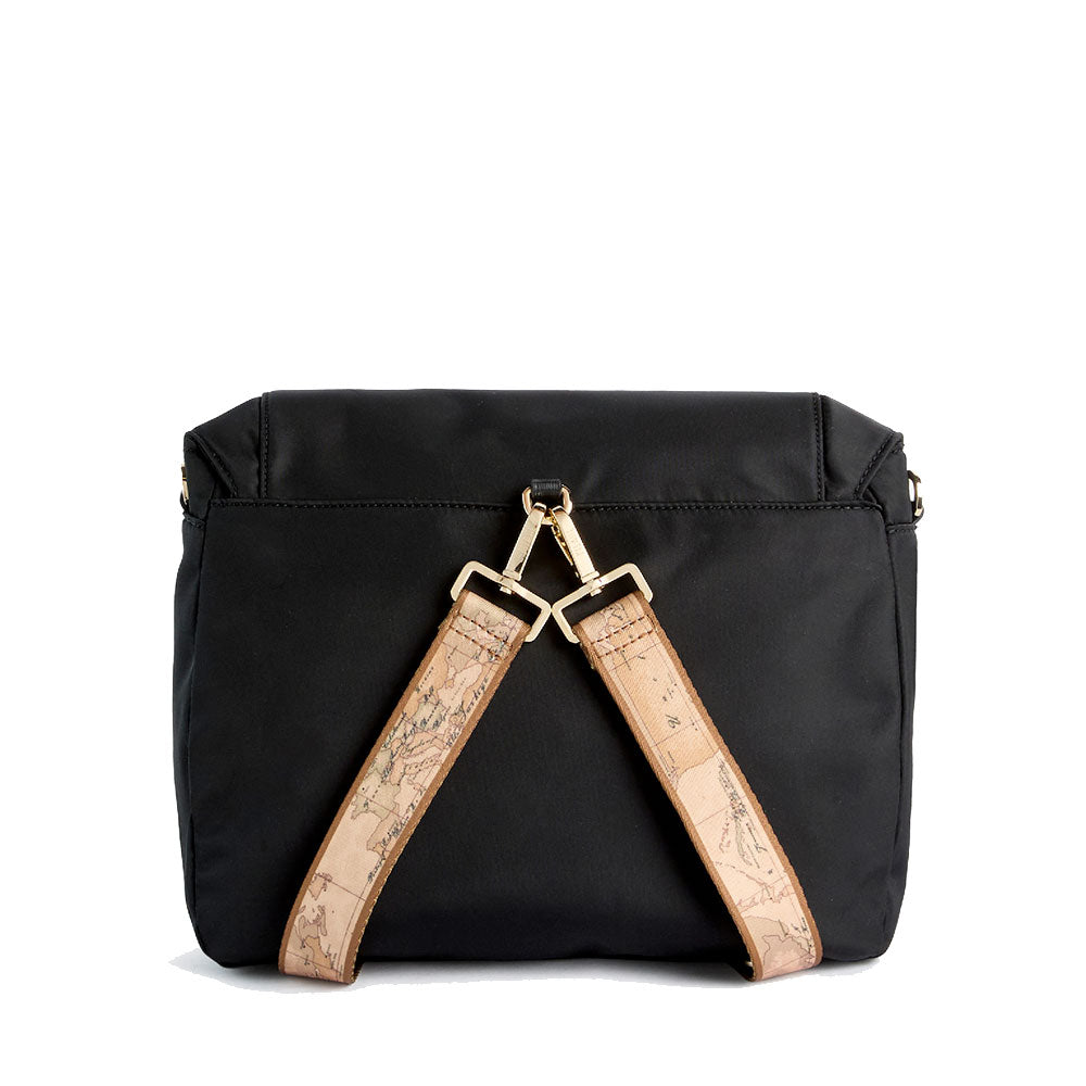 Borsa Donna Zaino Tracolla 1A Classe Alviero Martini linea Stormy Nylon Nero LD20