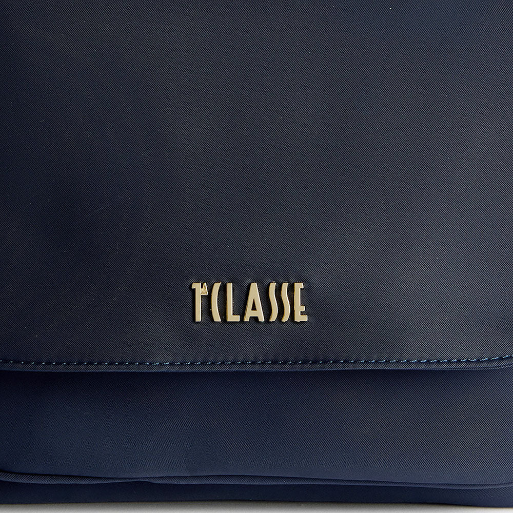 Borsa Donna Zaino Tracolla 1A Classe Alviero Martini linea Stormy Nylon Blu Notte LD20