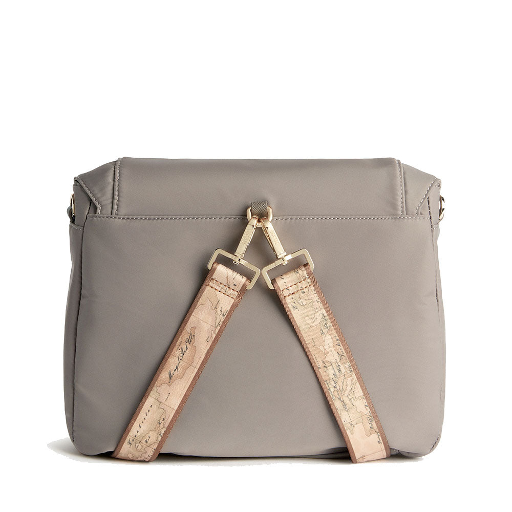Borsa Donna Zaino Tracolla 1A Classe Alviero Martini linea Stormy Nylon Tortora LD20