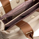 Borsa Donna a Mano 1A Classe Alviero Martini linea Puffy Nylon Greige LD22
