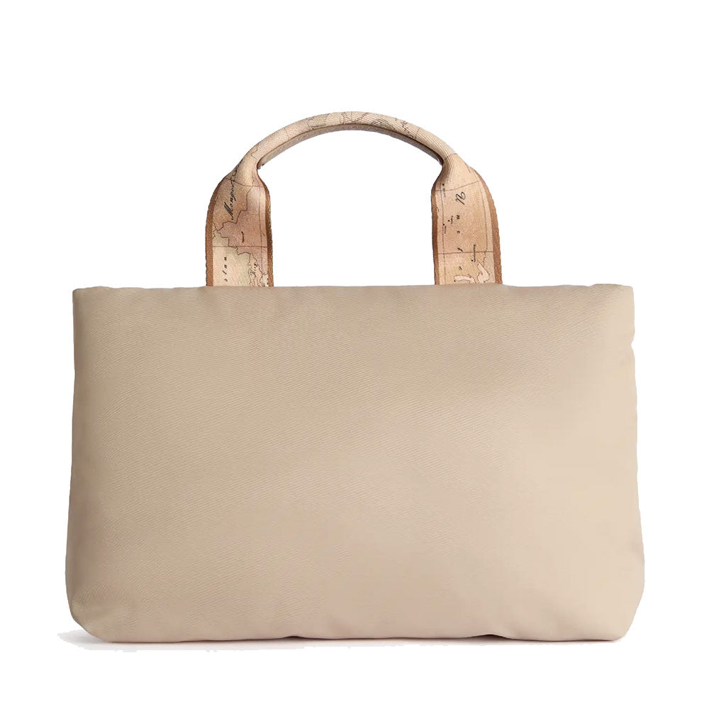 Borsa Donna a Mano 1A Classe Alviero Martini linea Puffy Nylon Greige LD22