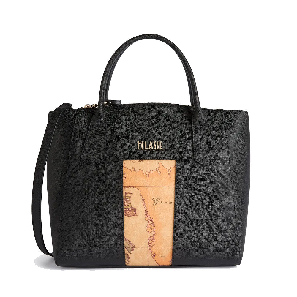 Borsa Donna Grande a Mano 1A Classe Alviero Martini linea Windy City Nero LD25