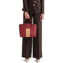 Borsa Donna Grande a Mano 1A Classe Alviero Martini linea Windy City Rosso Acero LD25