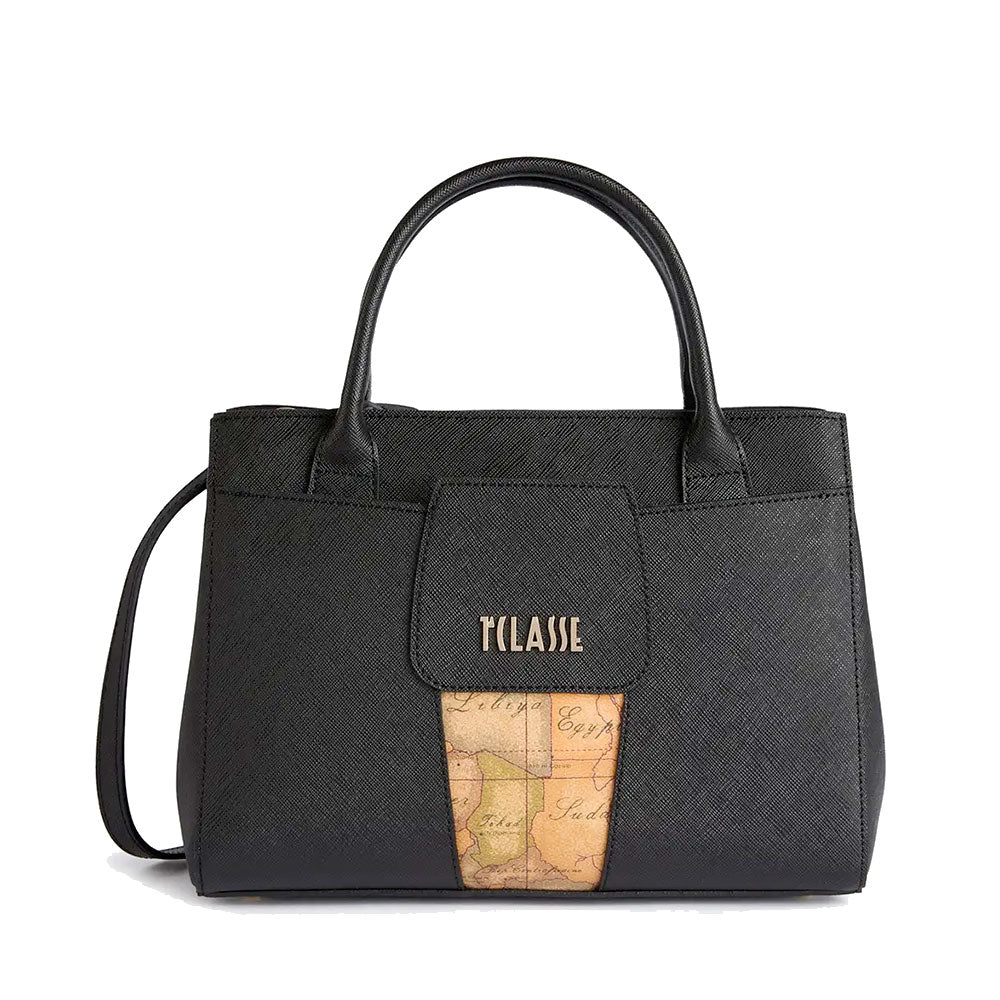 Borsa Donna Piccola a Mano 1A Classe Alviero Martini linea Windy City Nero LD26