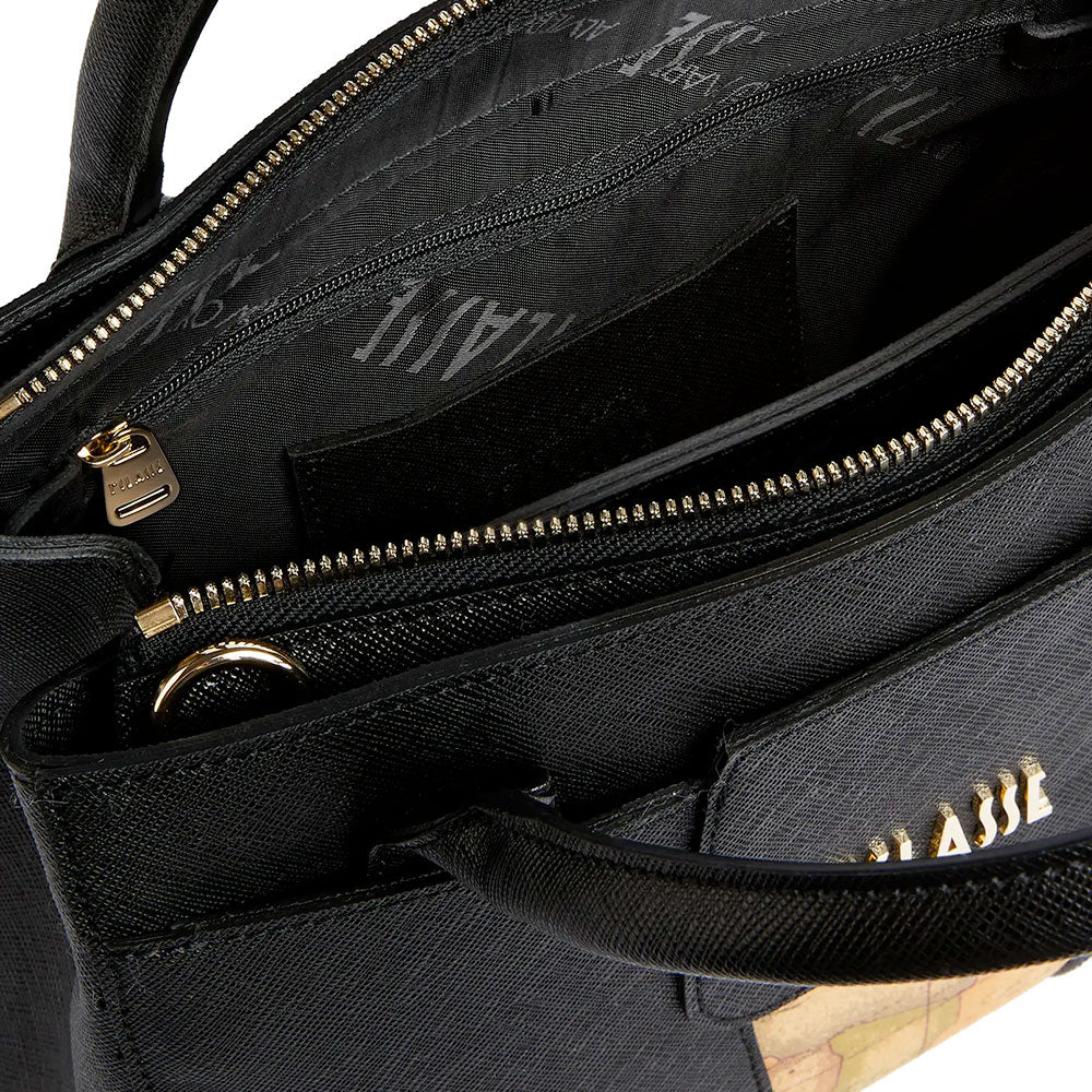 Borsa Donna Piccola a Mano 1A Classe Alviero Martini linea Windy City Nero LD26