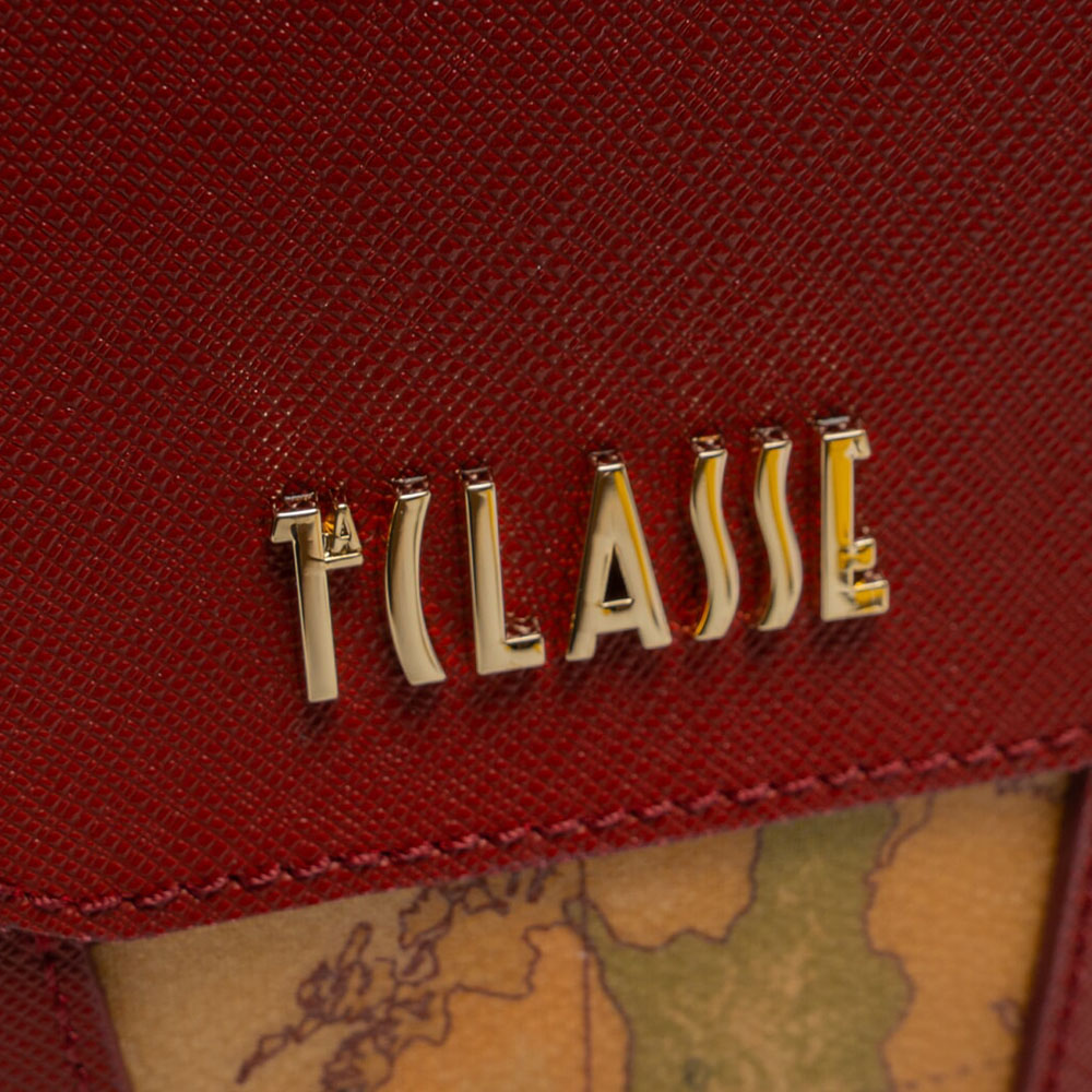 Borsa Donna Piccola a Mano 1A Classe Alviero Martini linea Windy City Rosso Acero LD26