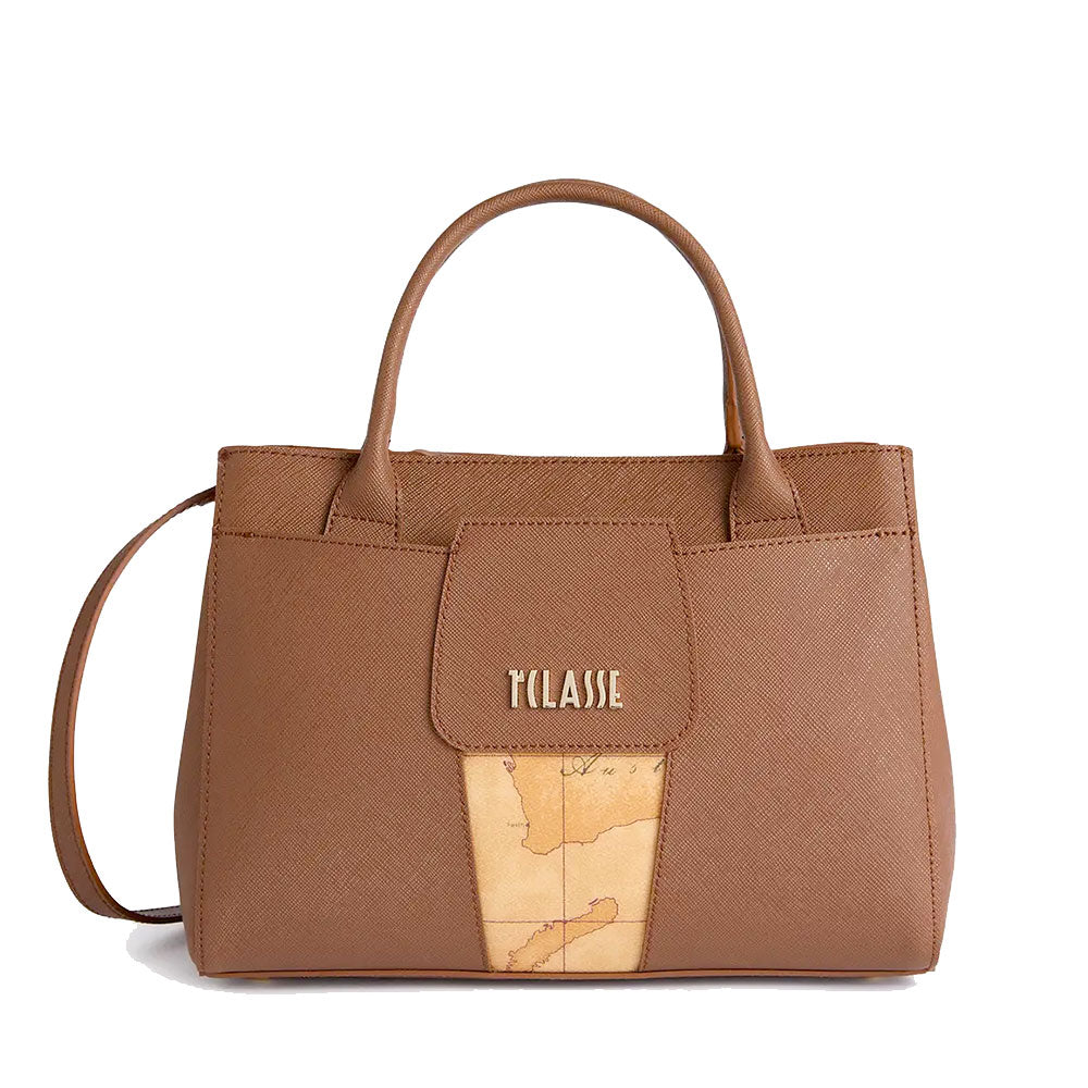 Borsa Donna Piccola a Mano 1A Classe Alviero Martini linea Windy City color Castagna LD26