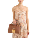 Borsa Donna Piccola a Mano 1A Classe Alviero Martini linea Windy City color Castagna LD26