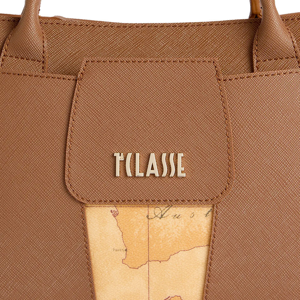 Borsa Donna Piccola a Mano 1A Classe Alviero Martini linea Windy City color Castagna LD26