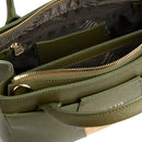 Alviero Martini 1A Classe Kleine Handtasche für Damen, Windy City Line, Moosgrün, LD26