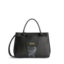 Borsa Donna Piccola a Mano 1A Classe Alviero Martini linea Windy City Nero e Geo Night LD26