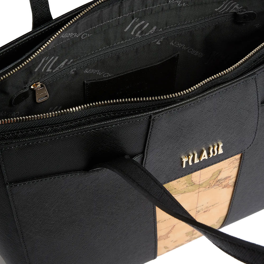 Shopping Bag Donna 1A Classe Alviero Martini linea Windy City Nero LD27