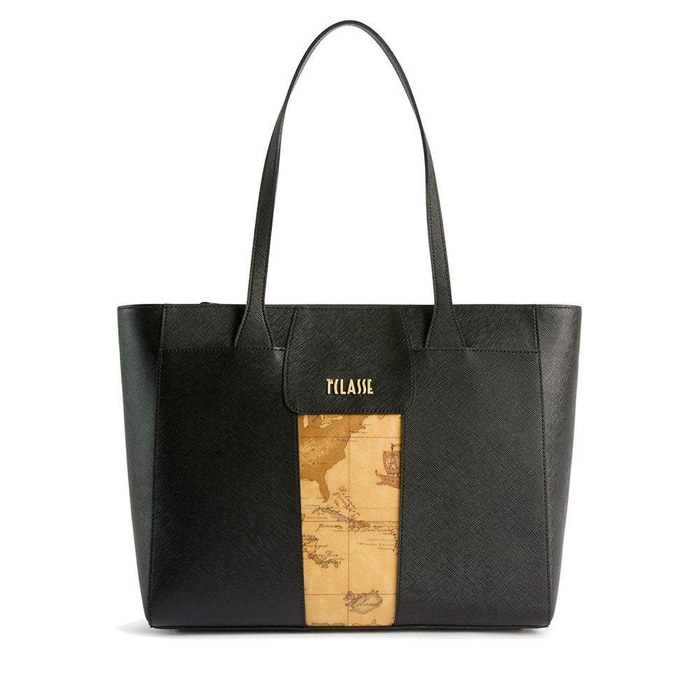 Shopping Bag Donna 1A Classe Alviero Martini linea Bloom City Nero LD27