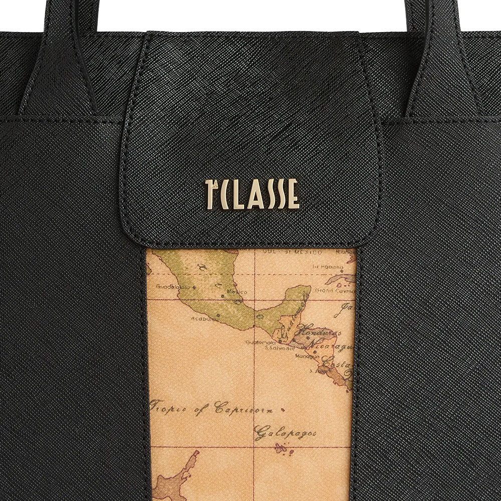 Shopping Bag Donna 1A Classe Alviero Martini linea Windy City Nero LD27