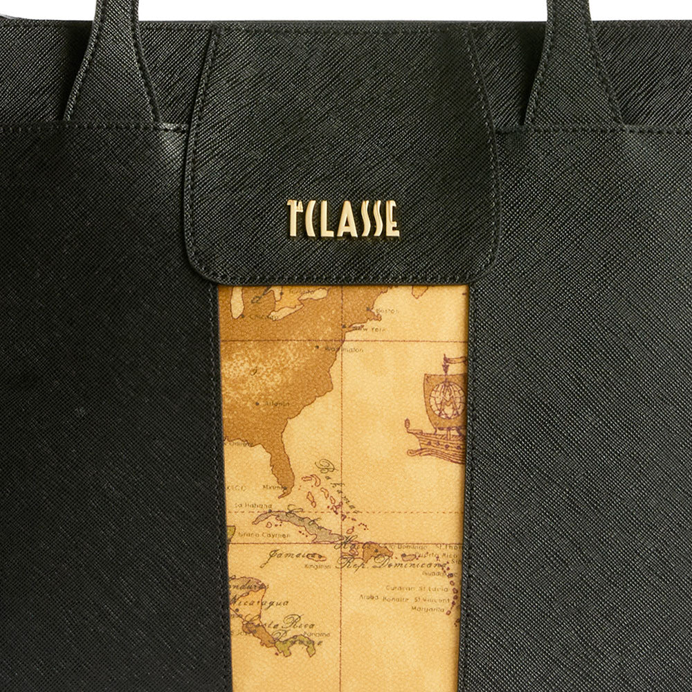 Shopping Bag Donna 1A Classe Alviero Martini linea Bloom City Nero LD27