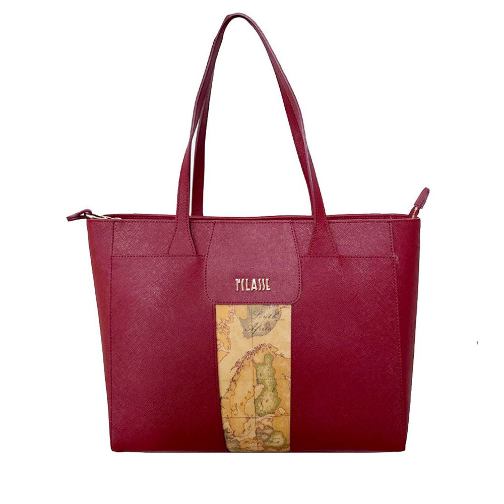 Shopping Bag Donna 1A Classe Alviero Martini linea Windy City Rosso Acero LD27