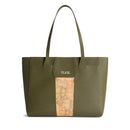 Shopping Bag Donna 1A Classe Alviero Martini linea Windy City Verde Muschio LD27